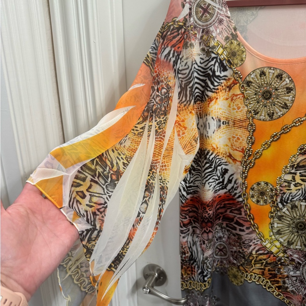Cover Charge XL Multicolor Vibrant Top - Picture 4 of 6